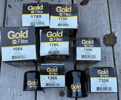 #ad Lot of 7 Various Napa Gold Oil Filters $58.49