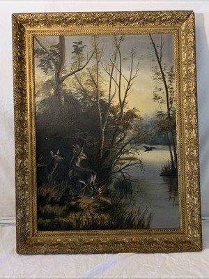 St Louis Molding Factory- R Webber Molding Co Oil Painting, No Name 36 x 27 