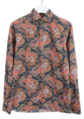 ETON Chemise Slim Homme 38 / 15 Motif Manche Longue Coton Pur Col Dissimulé - Photo 1/4