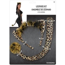 Leopard Kit Animal Suit Yourself Fancy Dress Halloween Adult Costume Accessory