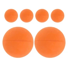  6 Pcs Reaction Training Ball Rubber Balls Exercise Racket Practice