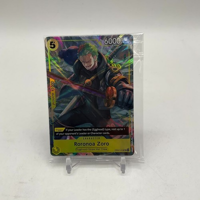 #ad Roronoa Zoro One Piece Card Game OP07 133 Promo Sealed $10.00