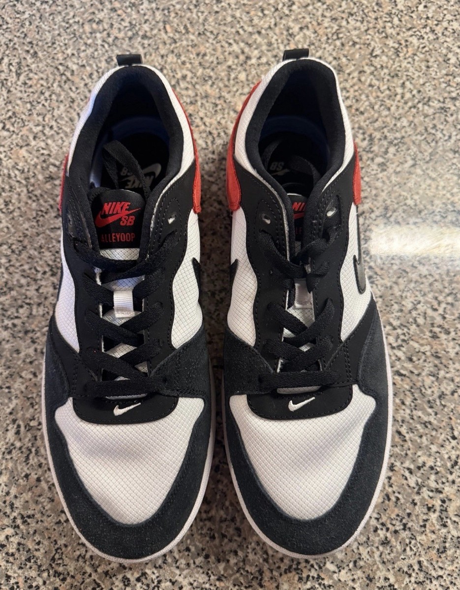 Size 11 - Nike Alleyoop SB White University Red for sale  display picture 1