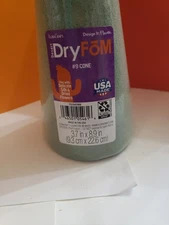 FloraCraft Floral Dry Foam Cone 3.7  Inch x 8.9 Inch Green Styrofoam Form