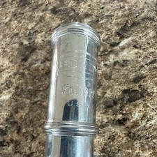 Bundy Selmer Concert Flute Silver Closed Hole Boehm System with Case