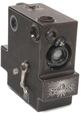 Multipose Portable Cameras Ltd. Maton in brown very rare ca. 1930. NOT WORKING