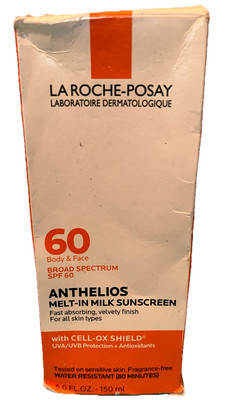 La Roche-Posay Anthelios Melt-In Milk Sunscreen 60 Body & Face 5 oz.