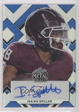 2022 Leaf Metal Draft Portrait Blue Prismatic 7/30 Isaiah Spiller Auto 0q1p