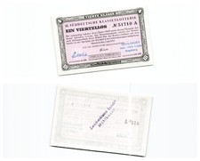 (b78152a1222)   s&uuml;ddeutsche Klassenlotterie , lotterielos, Fabrikant Silber