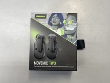 Shure MoveMic Two Wireless Lavalier Microphone 2 Mics- Black