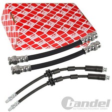 4x FEBI BREMSSCHLAUCH VORNE + HINTEN passend für FIAT 500 PANDA FORD KA