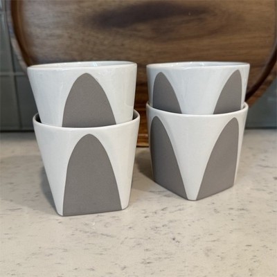 YIELD Design Co. DISCONTINUED Ceramic Arc Cups | Set of 4