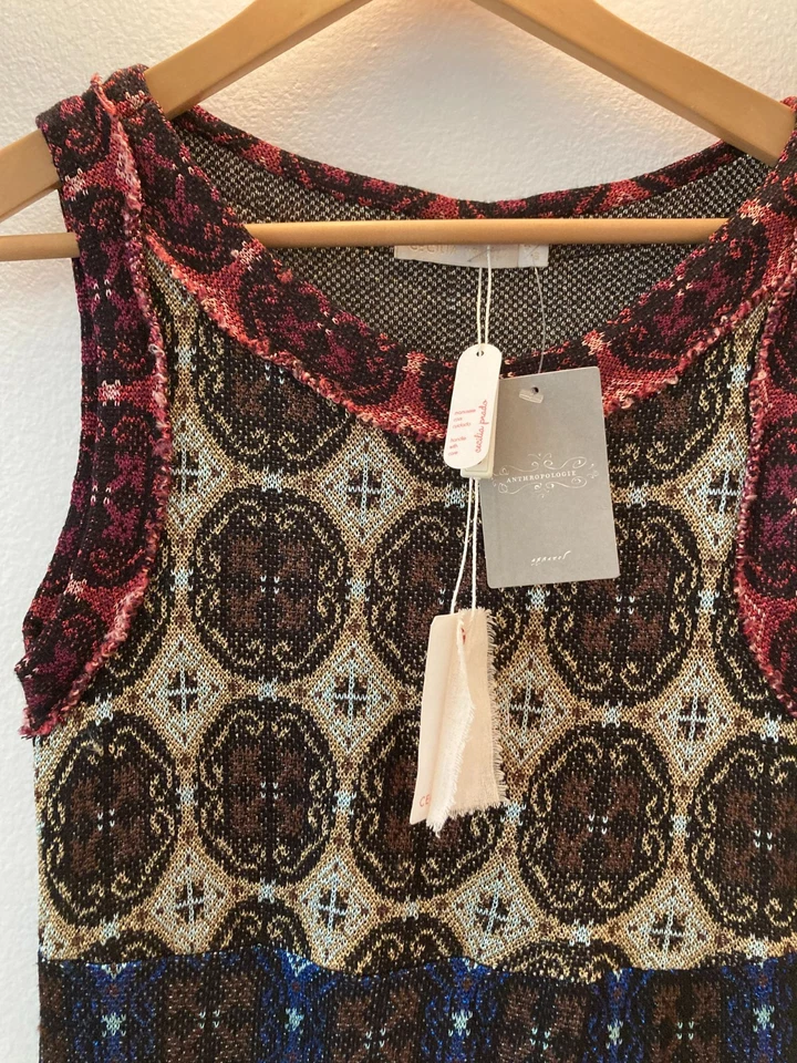 Anthropologie Cecilia Prado Metallic Knit Dress SZ PS NWT - Image 2 of 4