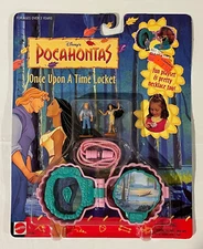 VTG Mattel Disney's Pocahontas Once Upon A Time Locket Playset Necklace NOS 1994