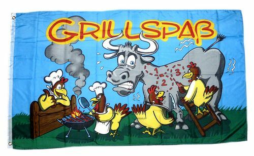 Fahne Gott sieht alles, unsere Nachbarn noch mehr 90 x 150 cm
