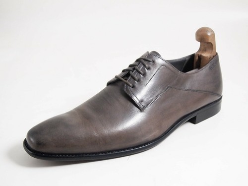 Hugo Boss Derby Oxfords Gray Brown 