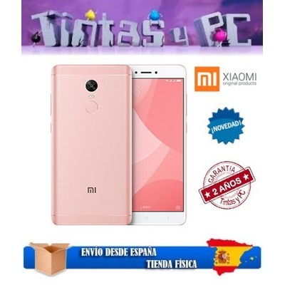 XIAOMI REDMI NOTE 4X 64GB ROSA. 4GB RAM. MTK HELIO X20. ¡ROM OFICIAL ESPAÑOL!