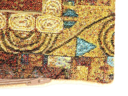 BELGIAN TAPESTRY KLIMT TREE OF LIFE V1 LARGE 28" CUSHION PILLOW COVER WITH ZIP - Picture 6 of 6