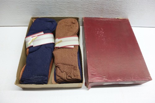 Vintage Antique 1920's 100% Cotton Fashion Socks - 12 Pair Certifine Hosiery USA - Picture 2 of 8