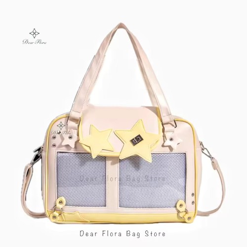 Richme Y2K Women Ita Bags Harajuku Subculture Large Capacity Tote Bag - Picture 25 of 31