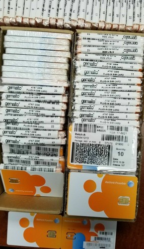 ATT NANO SIM CARD 4FF NEW GOOD FOR ACTIVATION ALL ATT SERVICES - Picture 7 of 7