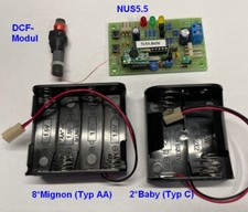Mutteruhr, Hauptuhr, Zentraluhr, Batteriebetr...