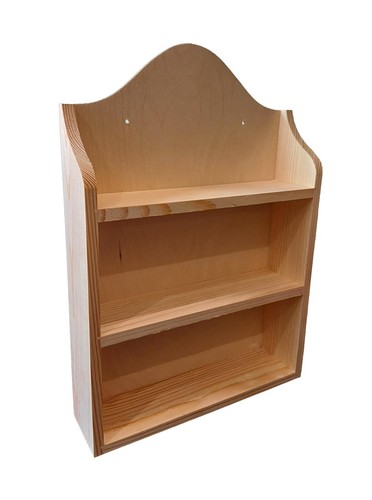 Wooden Shelf for Jars & Spices – Ideal for Kitchen Solid Wood 37 cm tall - Picture 4 of 5