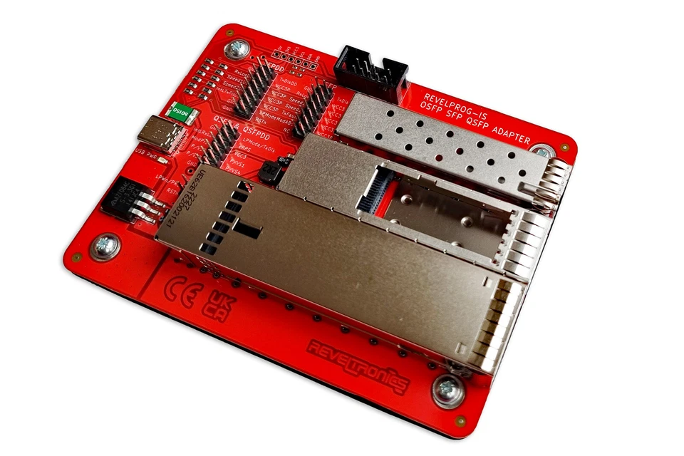 Placa de codificação transceptor OSFP QSFP-DD SFP-DD para programador REVELPROG-IS - Imagem 2 de 4