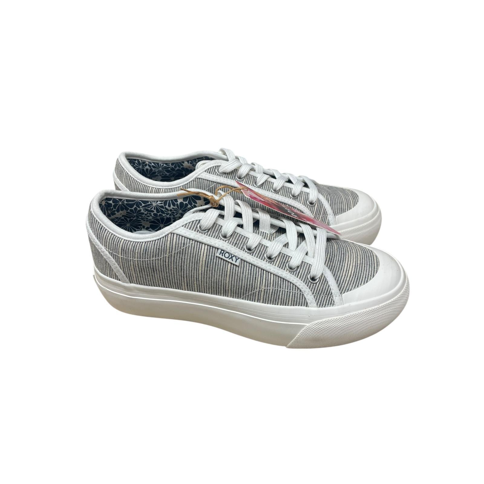 Оксфордские кроссовки Roxy Womens Cruizer на платформе Other Темно-синийБелый Размер 75 8790₽
