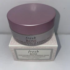 Fresh Rose Deep Hydration Sleeping Mask  2X15 ml each NEW(2 creams in one)