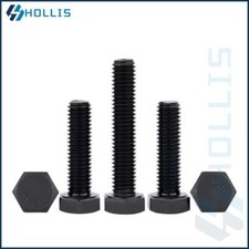 M20 20MM HEXAGON SET SCREWS FULLY & PART THREADED BOLTS HIGH TENSILE 12.9 BLACK