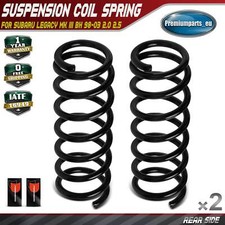 Image of 2x Coil Springs Rear Side for Subaru Legacy Mk III BH 98-03 2.0 2.5 20380AE090