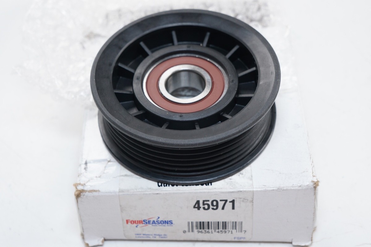 。。。 New Four Seasons 45971 Idler Accessory Drive Belt Tensioner Pulley
