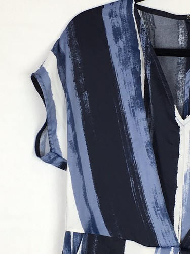 New $89 Kenneth Cole Women's Size Medium Dress Blue Knee Length - Picture 6 of 12