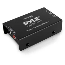 	Phono Preamp for Turntables Low Noise R C A Inputs Outputs Line Level Conver...