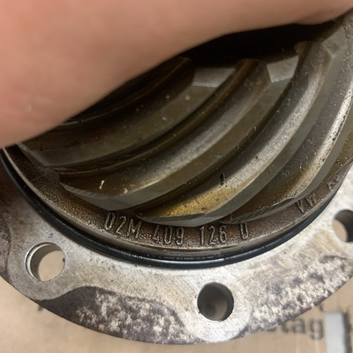 2008-2009 Audi TT 3.2L carrier bevel gear 02M409126D - Picture 7 of 11