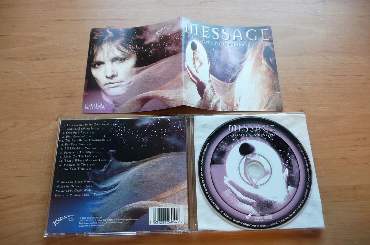 CD MESSAGE - OUTSIDE LOOKING IN / ESCAPE MUSIC 2000 / MELODIC AOR