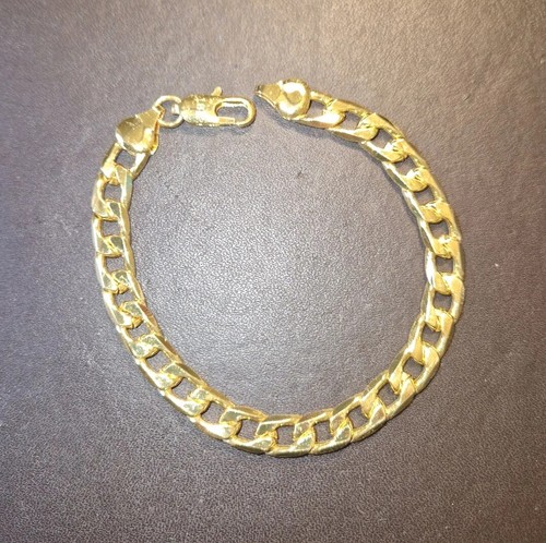 BRACCIALE CORDOLO FINE 8MM COLOR ORO E CONFEZIONE REGALO OMAGGIO. - Foto 2 di 8