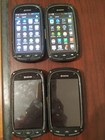 Lot of 4 Kyocera Torque E6710 1Gb Black (Sprint) Cdma Smartphone For parts
