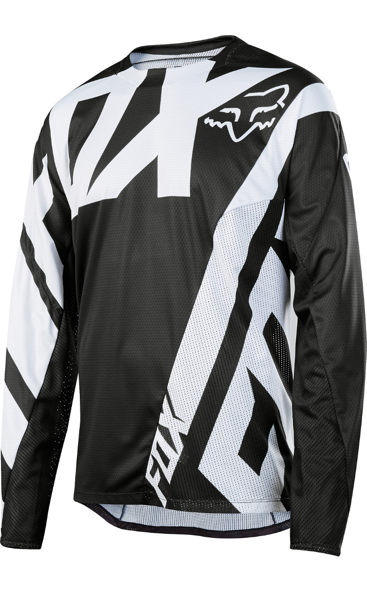 Fox Racing Demo Long Sleeve L/S Jersey Black