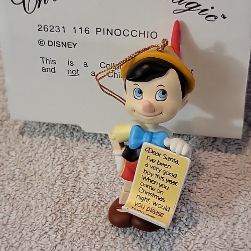 Pinocchio Christmas Ornament - DISNEY Grolier with Box #26231 116 EUC - Picture 2 of 7