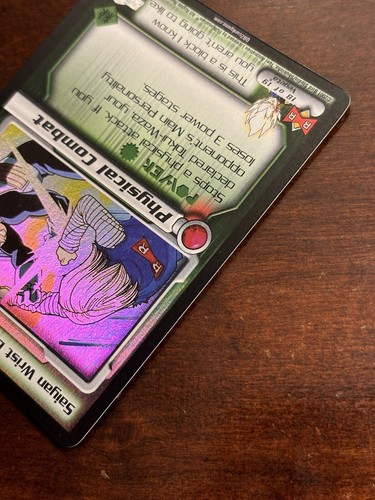 DBZ CCG Saiyan Wrist Block HOLO FOIL Rare LIMITED 80 Dragon Ball Z Score TCG - Picture 7 of 12