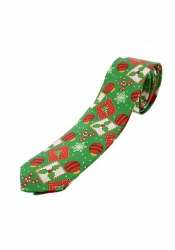 Mens Christmas Tie Novelty Stocking Filler Xmas Office Party Secret Santa Gift