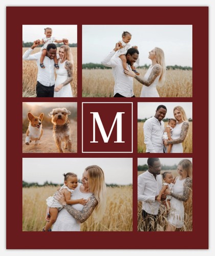 Personalisierte Decken, individuelle Namensdecke hergestellt in den USA - Familienbilddecke - Bild 12 von 12