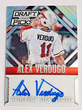 Alex Verdugo 2014 Panini Prizm Draft Picks Prospects Auto Silver Holo Autograph