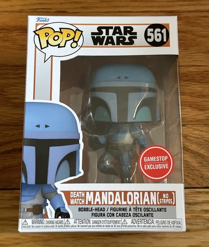 Funko POP! Star Wars Gamestop Death Watch Mandalorian No Stripes #561