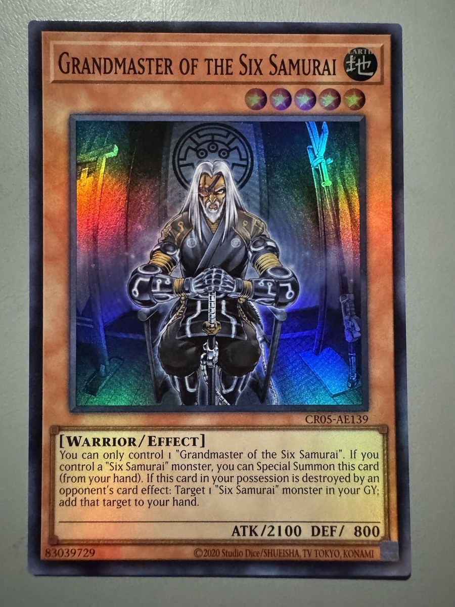 YUGIOH GRANDMASTER OF THE SIX SAMURAI ASIA ENGLISH CR05-AE139