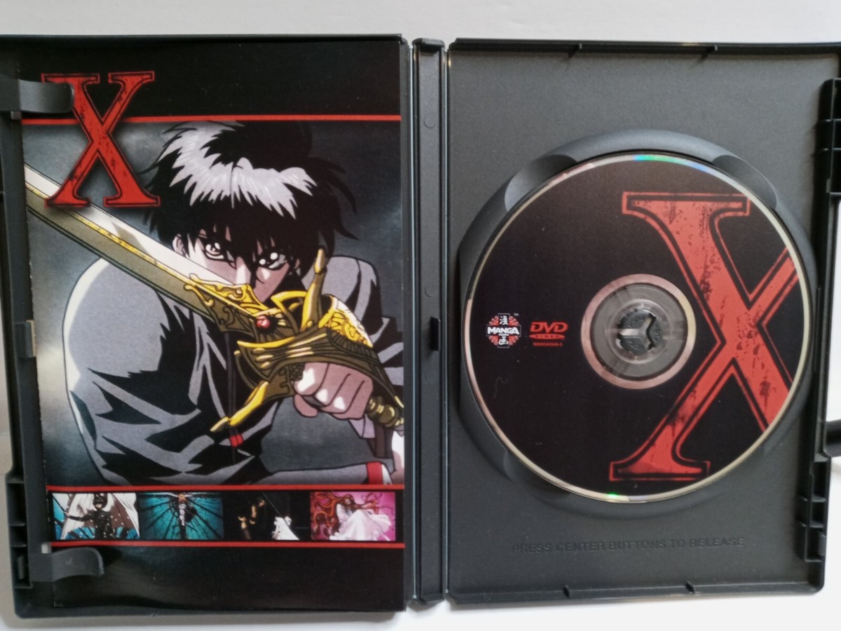 X - Manga Entertainment Anime DVD Video Movie - Rare OOP