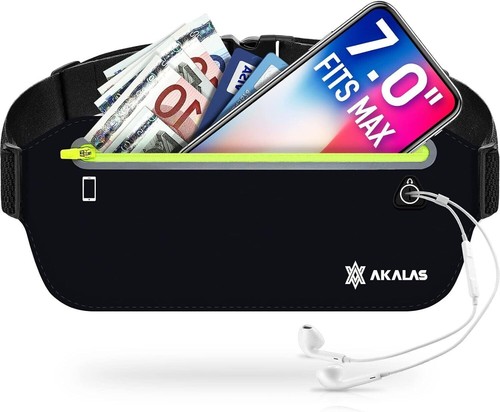 Waist Belt Waterproof Bum Bag Running Jogging Travel Pouch for Keys Mobile Money - Picture 1 of 29