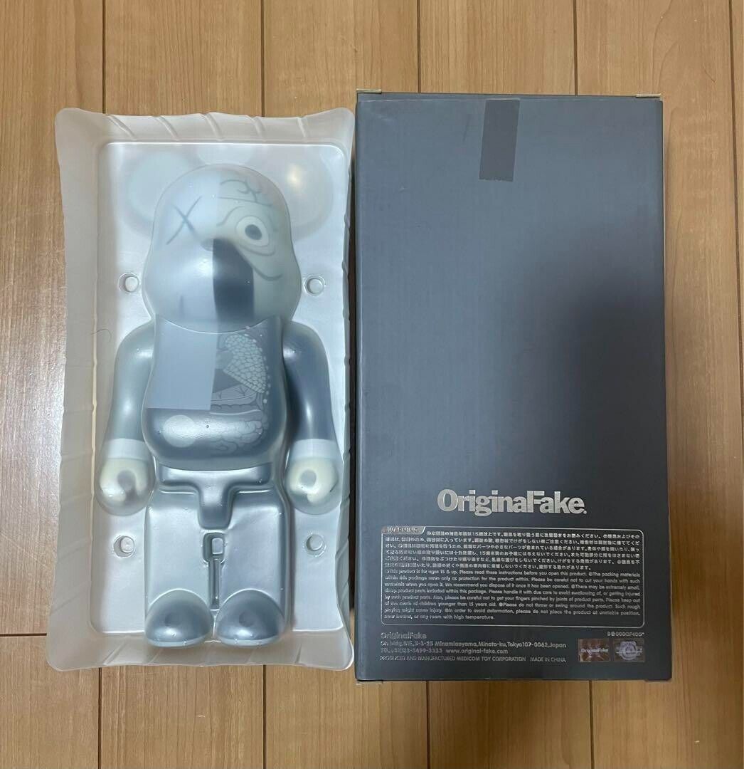 BE@RBRICK 400% KAWS Dissected Gray MEDICOM TOY Bearbrick BE@RBRICK 400% KAWS Dissected Gray MEDICOM TOY Bearbrick
